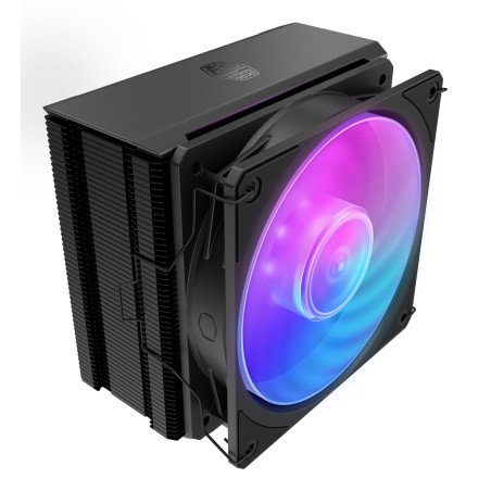 Cooler Master MAY-T2HP-217PA-R1 Hyper 212 3DHP Black ARGB, Refrigerador de aire, 12 cm, 107,2 m³/h, Negro