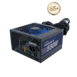 CoolBox COO-FAPW3-550 FUENTE DE ALIMENTACION ATX POWERLINE III 550W 85%EFI, 550 W, 207 - 253 V, Negro