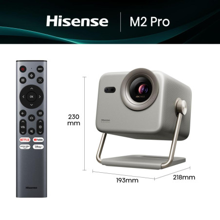 Hisense 20016688 M2 Pro, UHD 4K (3840x2160), 1000:1, 16:9, 1651 - 5080 mm (65 - 200"), 16:9, 1.3:1