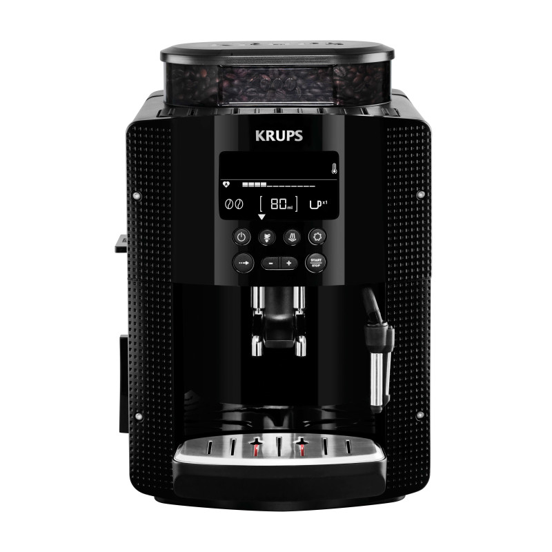 Krups EA8150 EA8150, Máquina espresso, 1,7 L, Granos de café, Molinillo integrado, 1450 W, Negro