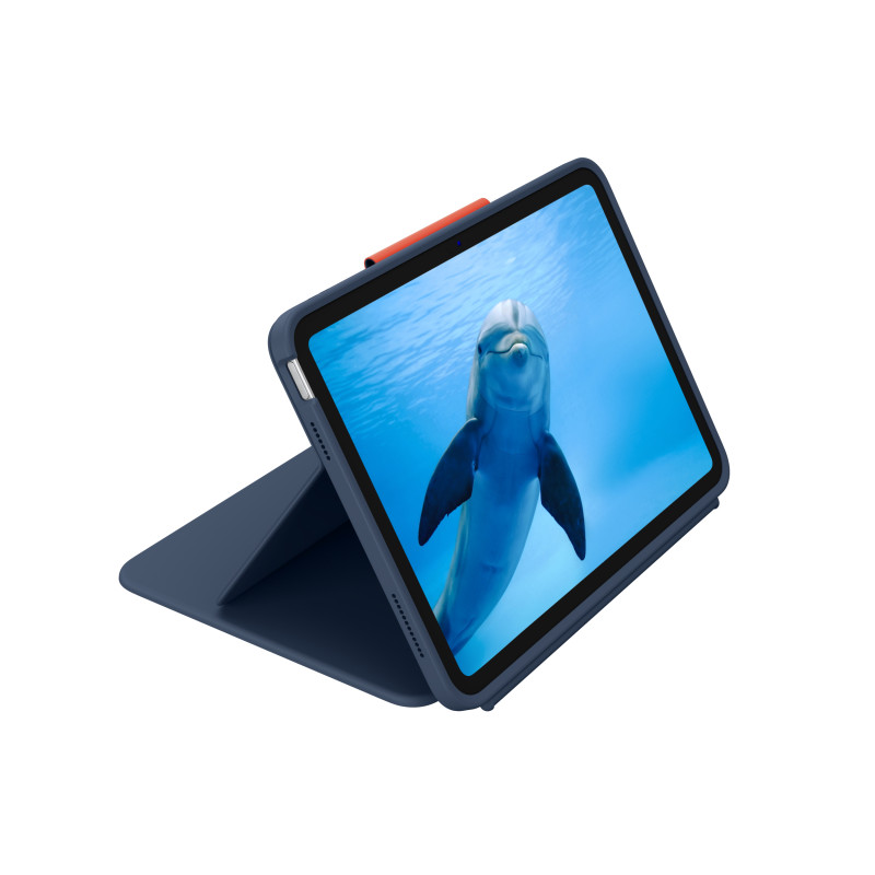 Logitech 920-011182 Rugged Combo 4 Touch, QWERTZ, Alemán, Trackpad, 1,8 cm, 1,2 mm, Apple