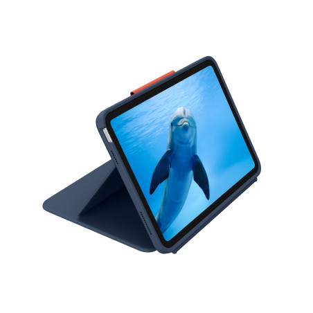 Logitech 920-011182 Rugged Combo 4 Touch, QWERTZ, Alemán, Trackpad, 1,8 cm, 1,2 mm, Apple