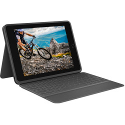 Logitech 920-009313 Rugged Folio, QWERTZ, Alemán, 1,8 cm, 1,2 mm, Apple, iPad (7.ª generación) iPad (8.ª generación) iPad