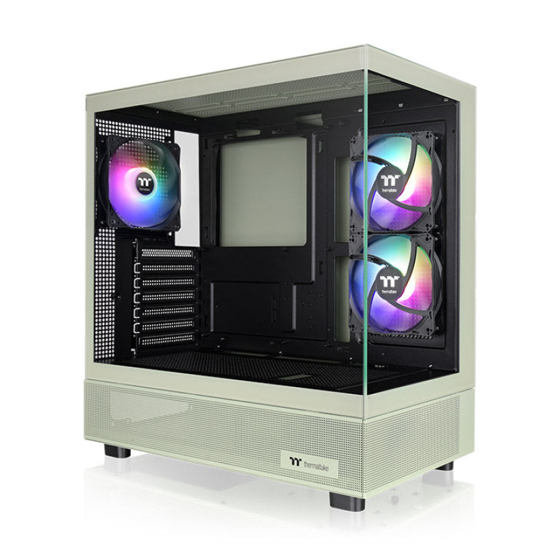 Thermaltake CA-1Y7-00MEWN-01 View 270 Plus TG ARGB Matcha Green, Midi Tower, PC, Verde, ATX, EATX, micro ATX, Mini-ITX, SPCC,