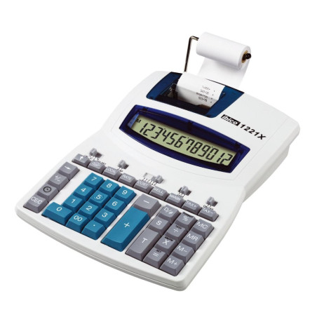 Rexel IB410055 Calculadora impresora semiprofesional Ibico 1221X, 245 mm, 344 mm, 344 mm