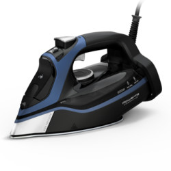 Rowenta DW9411D1 DW9411D1, Plancha vapor-seco, Negro, Azul, Integrado, Botones, Giratorio, 3000 W