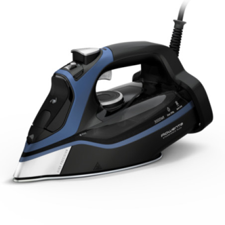 Rowenta DW9411D1 DW9411D1, Plancha vapor-seco, Negro, Azul, Integrado, Botones, Giratorio, 3000 W