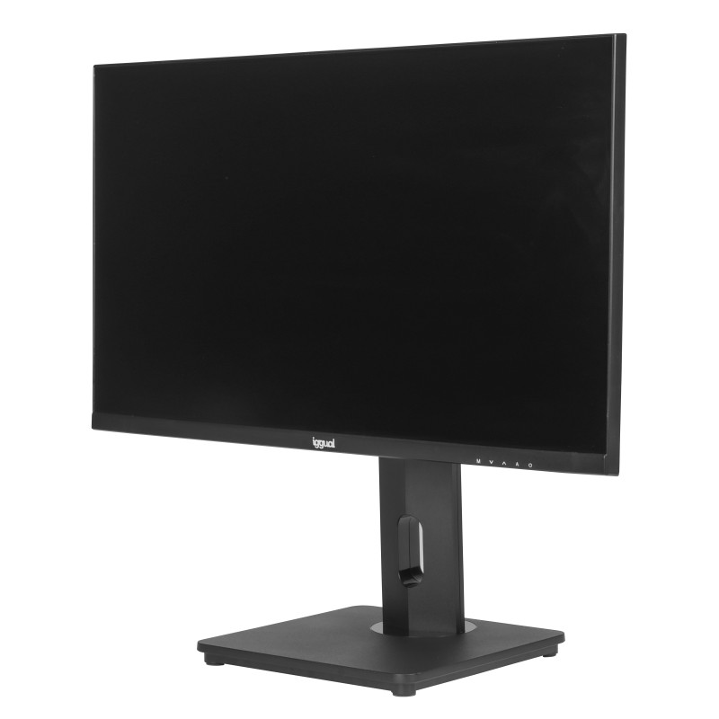 iggual IGG319826 Monitor 24" VGA HDMI 120Hz pivotante AA MM, 61 cm (24"), 1920 x 1080 Pixeles, Full HD, LED, 1 ms, Negro