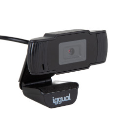 iggual IGG318980 Webcam USB HD 720p WC720 Basic View, 1280 x 720 Pixeles, HD, 30 pps, 720p, MJPG, YUV2, 4.1 mm