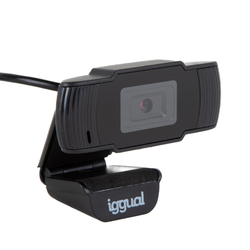 iggual IGG318980 Webcam USB HD 720p WC720 Basic View, 1280 x 720 Pixeles, HD, 30 pps, 720p, MJPG, YUV2, 4.1 mm