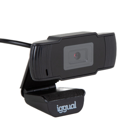 iggual IGG318980 Webcam USB HD 720p WC720 Basic View, 1280 x 720 Pixeles, HD, 30 pps, 720p, MJPG, YUV2, 4.1 mm