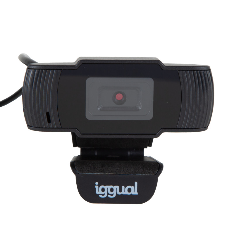 iggual IGG318980 Webcam USB HD 720p WC720 Basic View, 1280 x 720 Pixeles, HD, 30 pps, 720p, MJPG, YUV2, 4.1 mm
