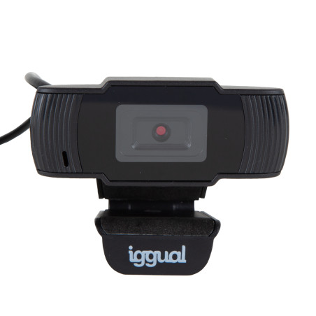 iggual IGG318980 Webcam USB HD 720p WC720 Basic View, 1280 x 720 Pixeles, HD, 30 pps, 720p, MJPG, YUV2, 4.1 mm