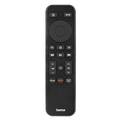 Hama 00040070 Nano, TV, IR inalámbrico, Botones, Negro