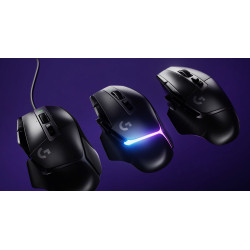 Logitech G 910-006180 G502 X LIGHTSPEED, mano derecha, Óptico, RF inalámbrico, 25600 DPI, Negro