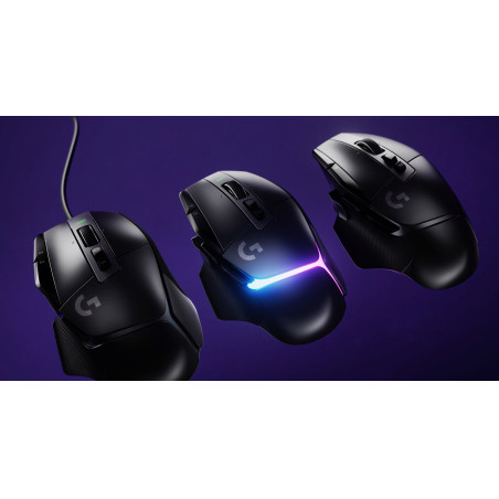 Logitech G 910-006180 G502 X LIGHTSPEED, mano derecha, Óptico, RF inalámbrico, 25600 DPI, Negro