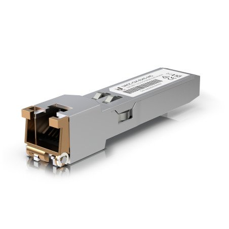 Ubiquiti UACC-CM-RJ45-MG UACC-CM-RJ45-MG, Cobre, 10000 Mbit/s, SFP+, 100 m, 10 Gigabit Ethernet, 10GBASE