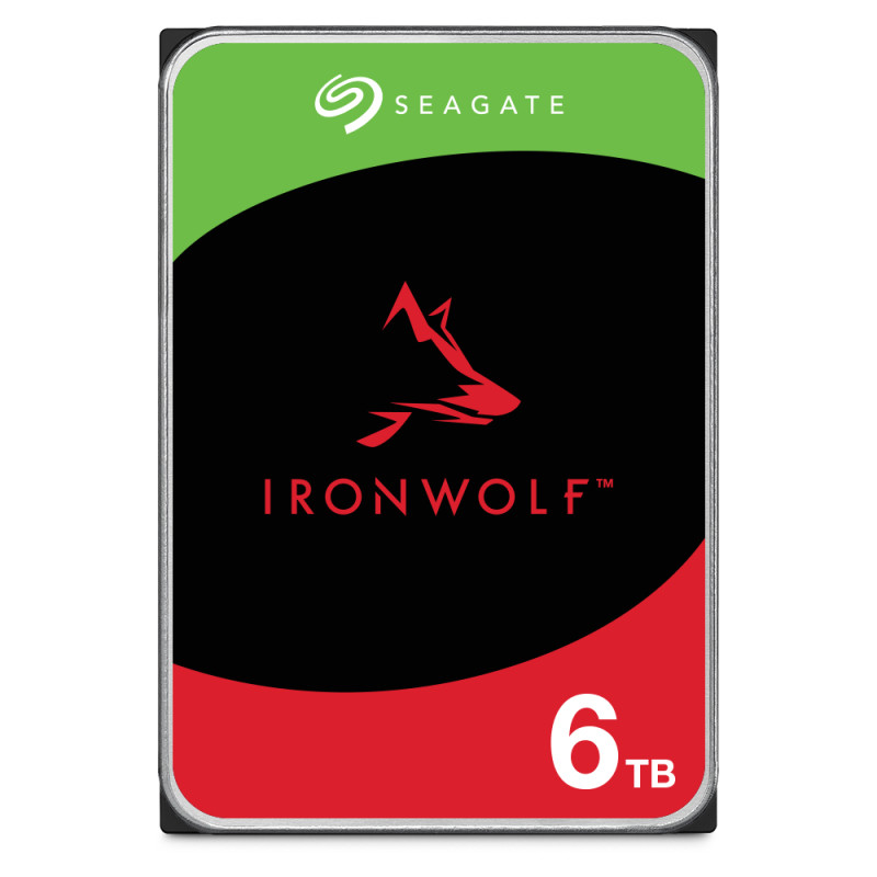 Seagate ST6000VN006 IronWolf ST6000VN006, 6 TB, 5400 RPM, 256 MB, 3.5", Serial ATA III