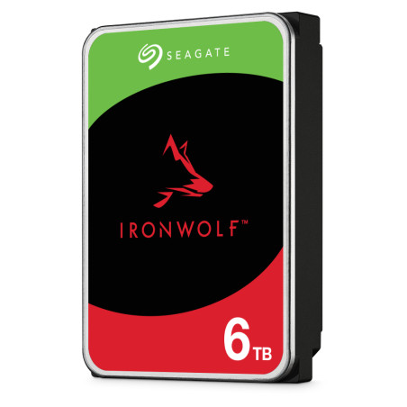 Seagate ST6000VN006 IronWolf ST6000VN006, 6 TB, 5400 RPM, 256 MB, 3.5", Serial ATA III
