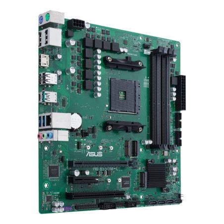 ASUS 90MB15Q0-M0EAYC PRO B550M-C/CSM, AMD, Zócalo AM4, AMD Athlon, AMD Ryzen 3000 Series, DDR4-SDRAM, 128 GB, DIMM