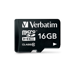 Verbatim 44082 Premium, 16 GB, MicroSDHC, Clase 10, 10 MB/s, 10 MB/s, Negro 2