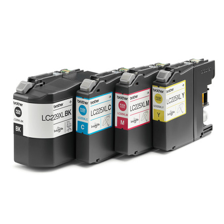 Brother LC229XLVALBP LC-229XLVALBP, Negro, Cian, Magenta, Amarillo, 4 pieza(s), 2400 páginas, 1200 páginas, Multipack