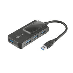 Trust 21318 Oila, USB 3.2 Gen 1 (3.1 Gen 1) Type-A, USB 3.2 Gen 1 (3.1 Gen 1) Type-A, Negro, Windows 10 Education, Windows 10 2