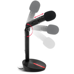 Spirit of Gamer MIC-EKO MIC-EKO, Micrófono para videoconsola, -58 dB, 70 - 10000 Hz, 2200 Ω, Omnidireccional, Alámbrico