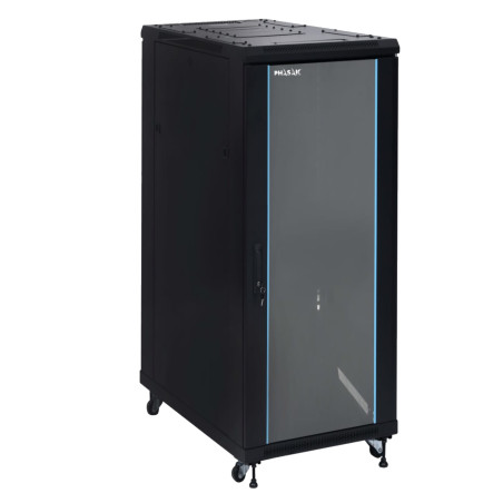 Phasak PHO 6632 Armario Rack PRO 19" 32U 600 x 600 negro con ventilación - PHO 6632 (desmontado), Rack o bastidor