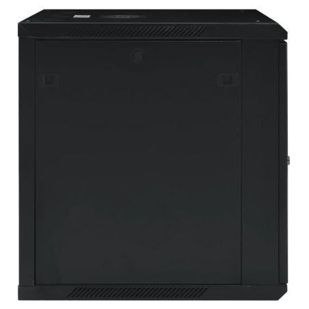 Phasak PHO 3112 Rack mural 19" Pro 12U 600x600 Montado - PHO 3112, Bastidor de pared, 12U, 80 kg, Bloqueo del teclado, Rieles