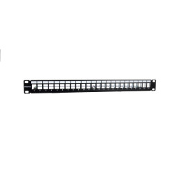 Phasak PA 3524 Panel frontal 19" RJ45 24P FTP Cat.6 Dual Block RJ45 - PA 3524, Montaje en bastidor, 1U, F/FTP (FFTP), RJ45 (no