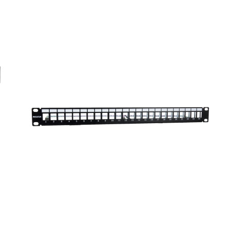 Phasak PA 3524 Panel frontal 19" RJ45 24P FTP Cat.6 Dual Block RJ45 - PA 3524, Montaje en bastidor, 1U, F/FTP (FFTP), RJ45 (no