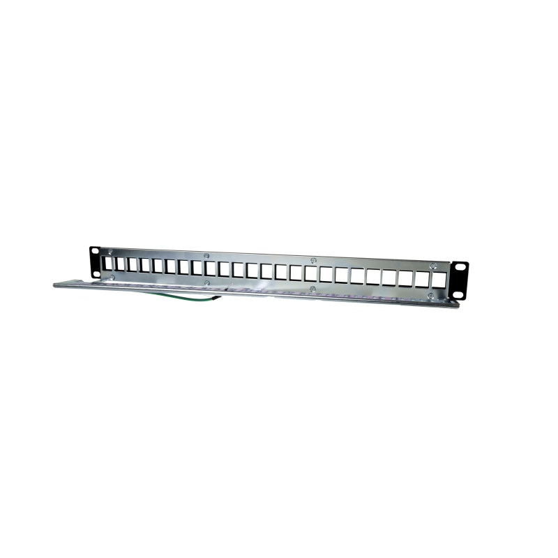 Phasak PA 3524 Panel frontal 19" RJ45 24P FTP Cat.6 Dual Block RJ45 - PA 3524, Montaje en bastidor, 1U, F/FTP (FFTP), RJ45 (no