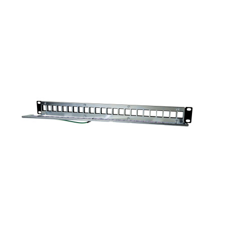 Phasak PA 3524 Panel frontal 19" RJ45 24P FTP Cat.6 Dual Block RJ45 - PA 3524, Montaje en bastidor, 1U, F/FTP (FFTP), RJ45 (no