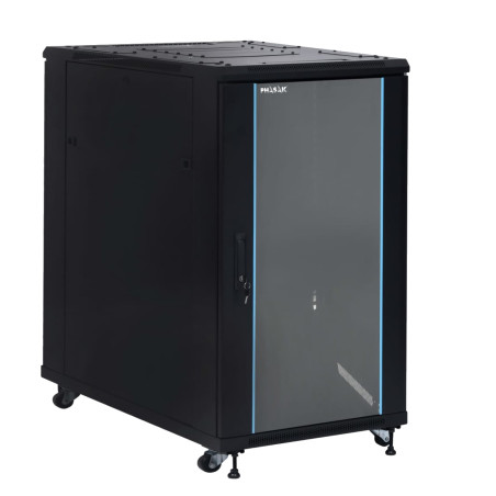 Phasak PHO 6122 Armario Rack PRO 19" 22U 600 x 1000 negro con ventilación - PHO 6122 (desmontado), Rack o bastidor
