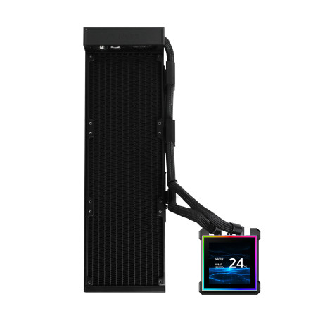 Lian Li GHS2LCDS36NB HydroShift II LCD-S 360 Fanless, Kit de refrigeración líquida, 1600 RPM, 3200 RPM, Negro