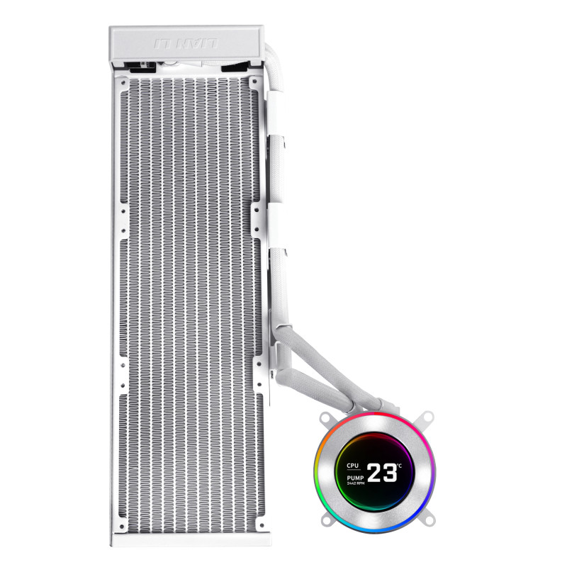 Lian Li GHS2LCD36W GA II Hydroshift II LCD-C 360N, Sistema de refrigeración líquida todo en uno, Blanco