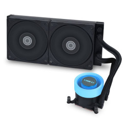 Lian Li GA2L24PB GA II LITE, Sistema de refrigeración líquida todo en uno, 12 cm, Negro