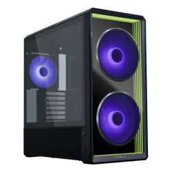 Lian Li G99.LAN217INFX.00 Lancool 217 INF, Midi Tower, PC, Negro, ATX, EATX, micro ATX, Mini-ITX, SSI EEB, Acero, Vidrio