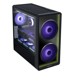 Lian Li G99.LAN217INFX.00 Lancool 217 INF, Midi Tower, PC, Negro, ATX, EATX, micro ATX, Mini-ITX, SSI EEB, Acero, Vidrio 2