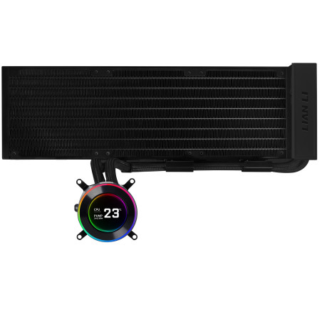 Lian Li GHS2LCD36B GA II Hydroshift II LCD-C 360N, Sistema de refrigeración líquida todo en uno, Negro