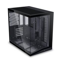 Lian Li G99.O11DMIV2FX.00 011 Dynamic Mini O11D mini V2 Flow, Mini Tower, PC, Negro, ATX, micro ATX, Mini-ATX, Aluminio, Malla, 2