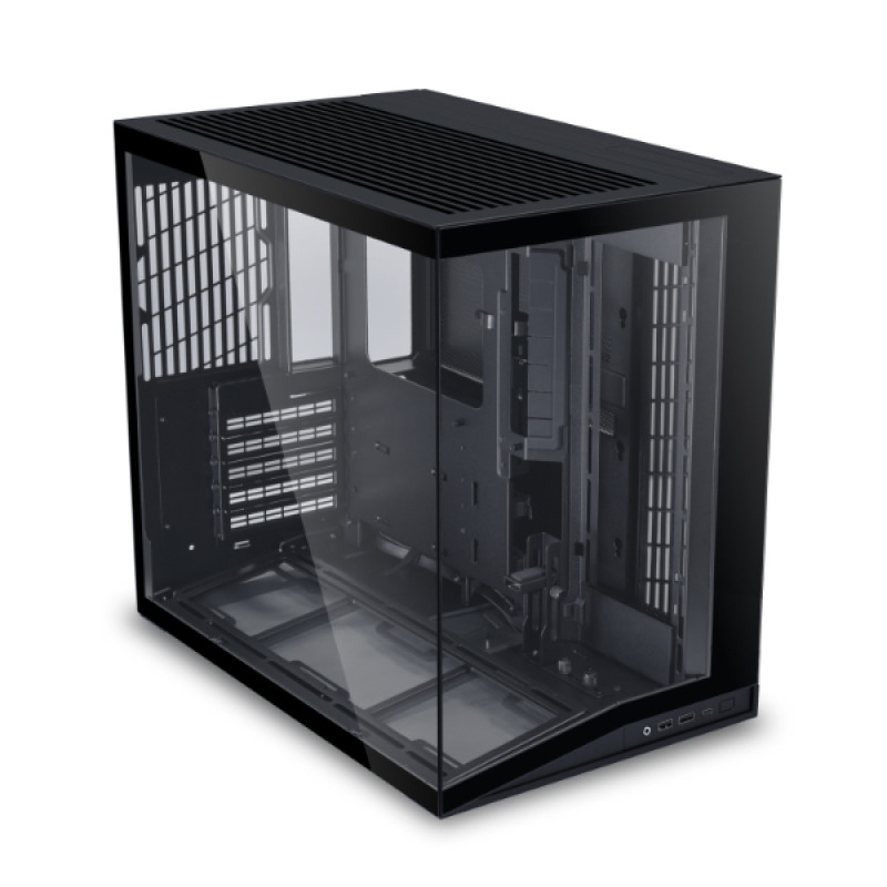 Lian Li G99.O11DMIV2FX.00 011 Dynamic Mini O11D mini V2 Flow, Mini Tower, PC, Negro, ATX, micro ATX, Mini-ATX, Aluminio, Malla,