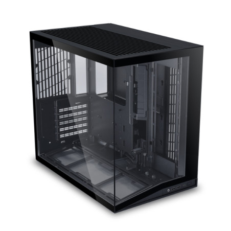 Lian Li G99.O11DMIV2FX.00 011 Dynamic Mini O11D mini V2 Flow, Mini Tower, PC, Negro, ATX, micro ATX, Mini-ATX, Aluminio, Malla,