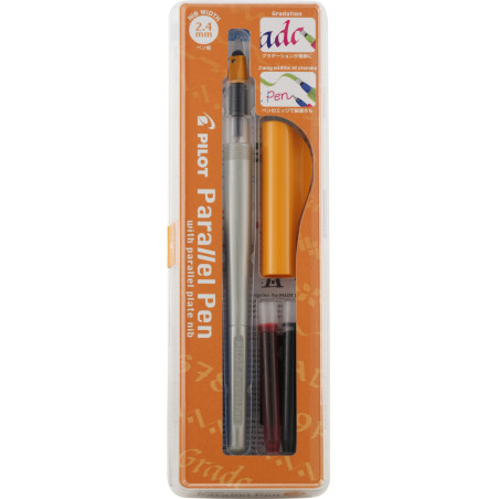 Pilot 110.004.01 Parallel Pen, Negro, Rojo, Naranja, 2,4 mm, 1 pieza(s)