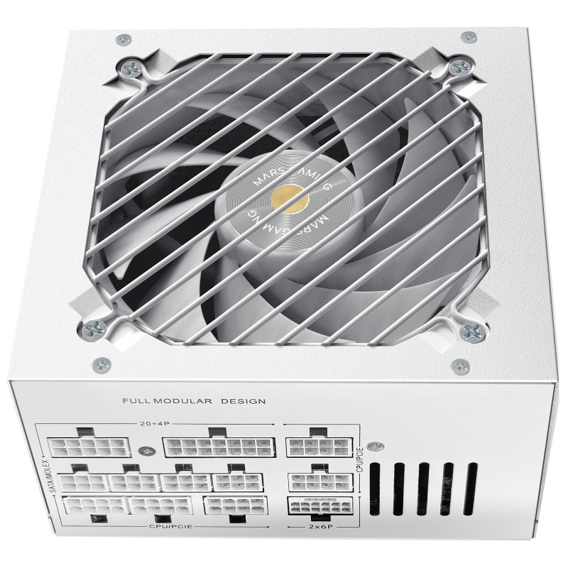 Mars Gaming MPB850PSIW MPB850PSIW, 850 W, 200 - 240 V, 47 - 63 Hz, 8 A, Activo, 120 W