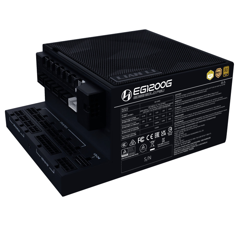 Lian Li G9P.EG1200G.BH00.EU EG1200G, 1200 W, 100 - 240 V, 50/60 Hz, 15 A, 7,5 A, 120 W