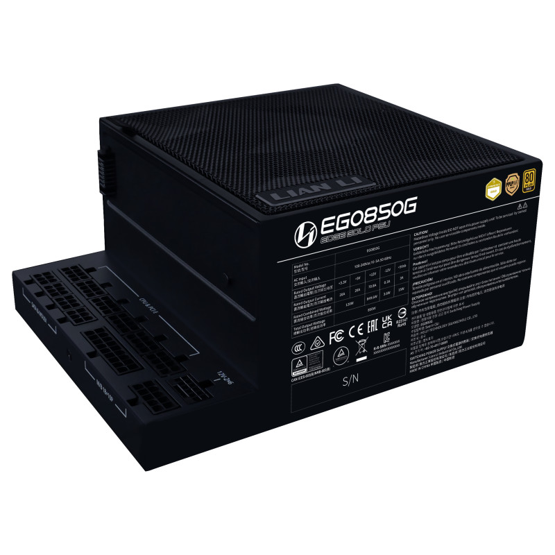 Lian Li G9P.EG0850G.B000.EU EG0850G, 850 W, 100 - 240 V, 50/60 Hz, 10 A, 5 A, 120 W