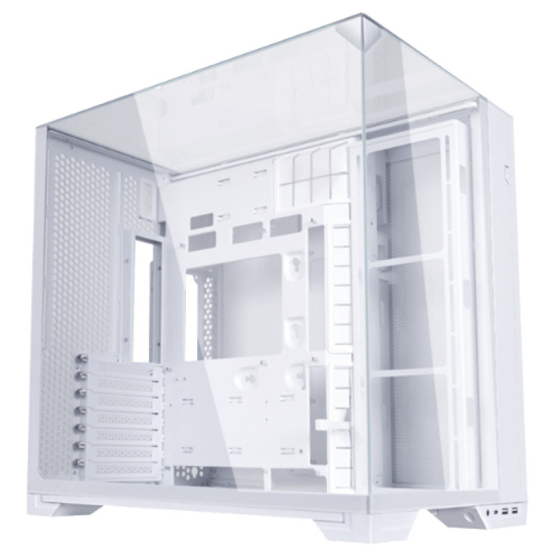 Lian Li G99.O11VPW.00 011 Vision Compact, Torre, PC, Blanco, ATX, micro ATX, Mini-ITX, EATX, Acero, Aluminio, Vidrio templado,