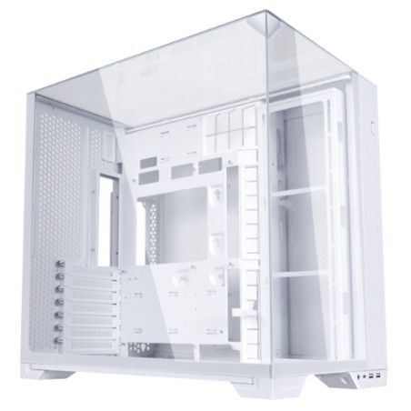 Lian Li G99.O11VPW.00 011 Vision Compact, Torre, PC, Blanco, ATX, micro ATX, Mini-ITX, EATX, Acero, Aluminio, Vidrio templado,